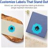 imageAvery Printable Square Scalloped Labels Sure Feed Technology 158quot x 158quot Bright Blue Labels PrinttoTheEdge LaserInkjet Printable 200 Total Great for Cosmetics and Jars200 labels