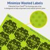 imageAvery Printable Square Scalloped Labels Sure Feed Technology 158quot x 158quot Bright Green Labels PrinttoTheEdge LaserInkjet Printable 200 Total Great for Cosmetics and Jars1 600 labels