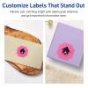 imageAvery Printable Square Scalloped Labels Sure Feed Technology 158quot x 158quot Bright Pink Labels PrinttoTheEdge LaserInkjet Printable 200 Total Great for Cosmetics and Jars1 600 labels