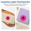 imageAvery Printable Square Scalloped Labels Sure Feed Technology 158quot x 158quot Neon Magenta Labels PrinttoTheEdge LaserInkjet Printable 200 Total Great for Cosmetics and Jars1 600 labels