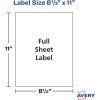 imageAvery Printable Sticker Paper 85quot x 11quot Matte White Inkjet Printer 40 Repositionable Sticker Sheets Great for Shipping Labels Product Labels and More 2Pack of 338320 Sheets  Pack of 2