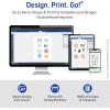 imageAvery Printable Sticker Paper 85quot x 11quot Matte White Repositionable Adhesive LaserInkjet Compatible 90 FullSize Label Sheets Great for Product Labels Cute Stickers and More 6Pack of 3383
