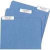 imageAvery TrueBlock Extra Large File Folder Labels 1516quot x 3716quot 450 Printable Labels White 50271516 inches x 3716 inches Pack of 5