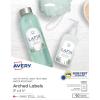 imageAvery Arched Labels with Sure Feed for Laser Printers Water Resistant 3quot x 225quot 90 Labels 22809One Size