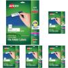 imageAvery Extra Large File Folder Labels Removable Adhesive Matte White 1516quot x 3716quot 450 Labels 8425One Size Pack of 5