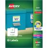 imageAvery ID Labels Sure Feed Technology Permanent Adhesive 2quot x 258quot 225 Labels 6572Labels