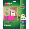 imageAvery Multipurpose Labels Removable Assorted Neon 2 x 4 Inches Pack of 120 6481Assorted