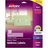 imageAvery Printable Address Labels with Sure Feed 1quot x 4quot Matte Clear 200 Blank Mailing Labels 18661Each