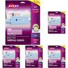 imageAvery Printable Address Labels with Sure Feed Matte Clear 113quot x 4quot 350 Mailing Labels 08662One size Pack of 5