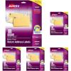 imageAvery Printable Return Address Labels with Sure Feed 23quot x 134quot Matte Clear 600 Blank Mailing Labels 1569523 in X 134 in Pack of 5