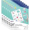 imageAvery Printable Sticker Paper 85quot x 11quot Matte White Repositionable Adhesive LaserInkjet Compatible 90 FullSize Label Sheets Great for Product Labels Cute Stickers and More 6Pack of 3383
