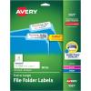 imageAvery TrueBlock Extra Large File Folder Labels 1516quot x 3716quot 450 Printable Labels White 50271516 inches x 3716 inches Pack of 5