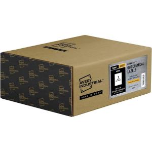 imageAvery UltraDuty GHS Chemical Labels for Laser Printers Waterproof UV Resistant 85 x 11 500 Pk 60507500 Labels