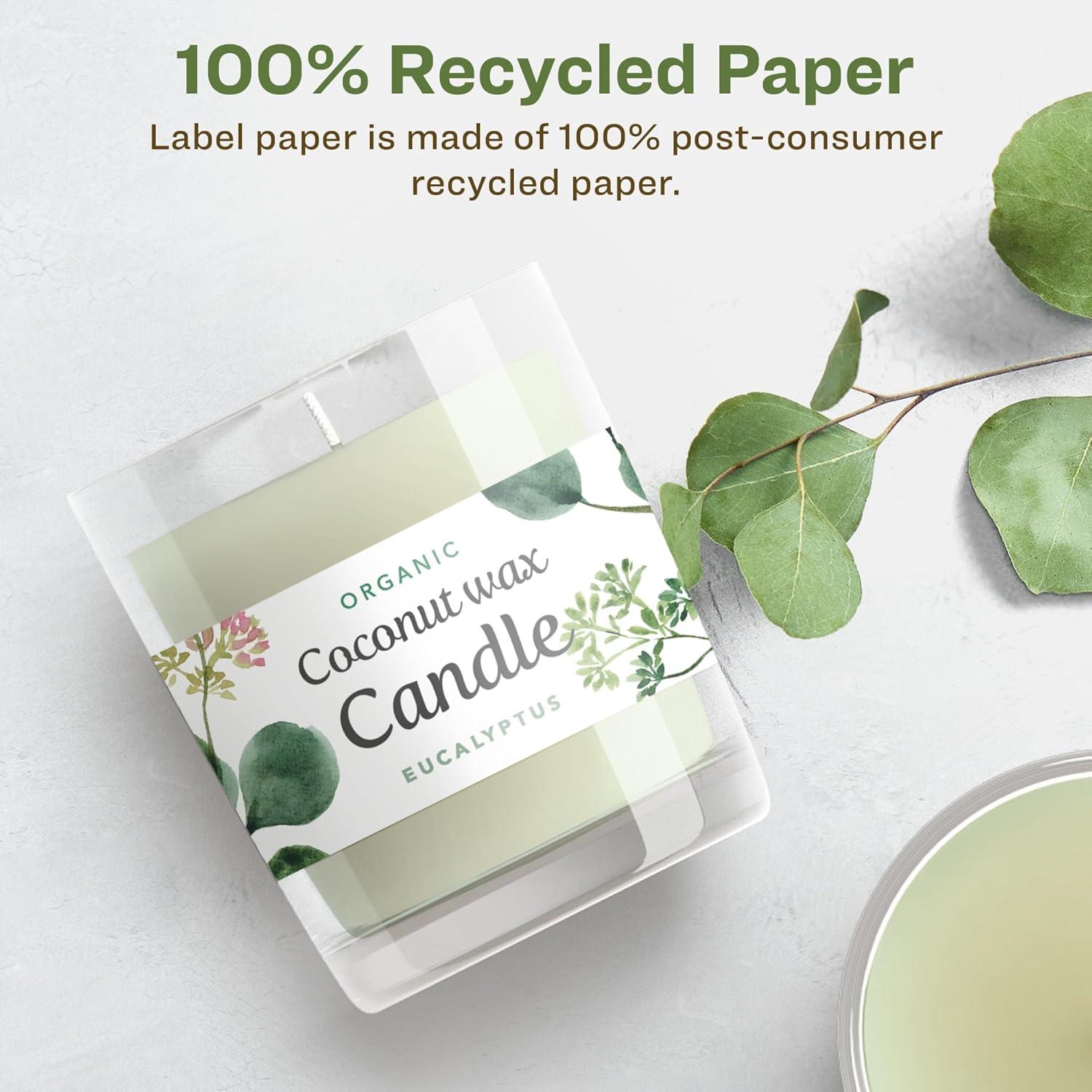 imageAvery EcoFriendly Matte White Recycled Rectangle Labels 15quot x 375quot PrinttoTheEdge Matte White Labels Permanent Adhesive LaserInkjet Printable 250 Total500 labels