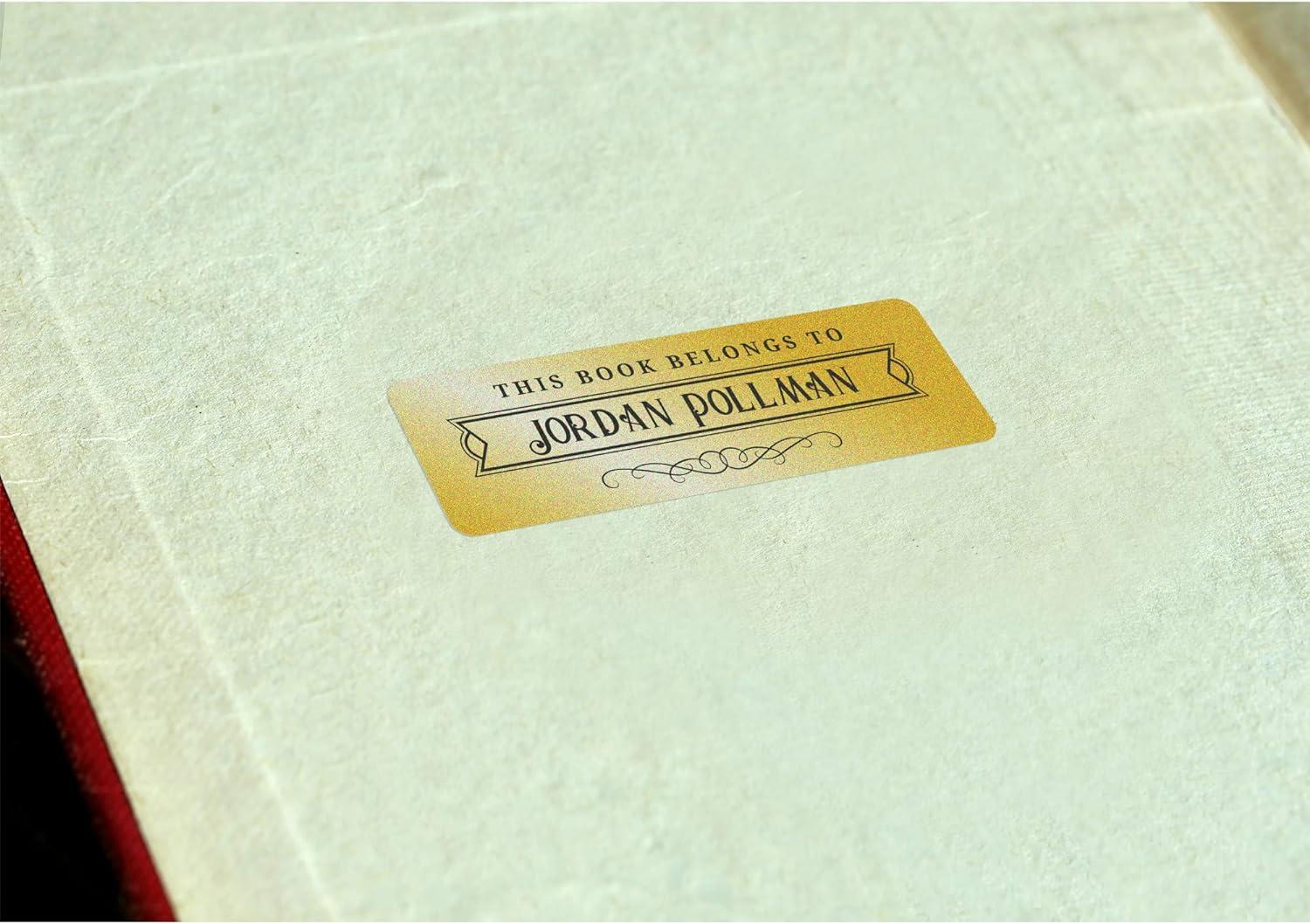 imageAvery Printable Return Address Labels 075quot x 225quot Gold Foil 300 Blank Mailing Labels 08987300 Labels Pack of 5
