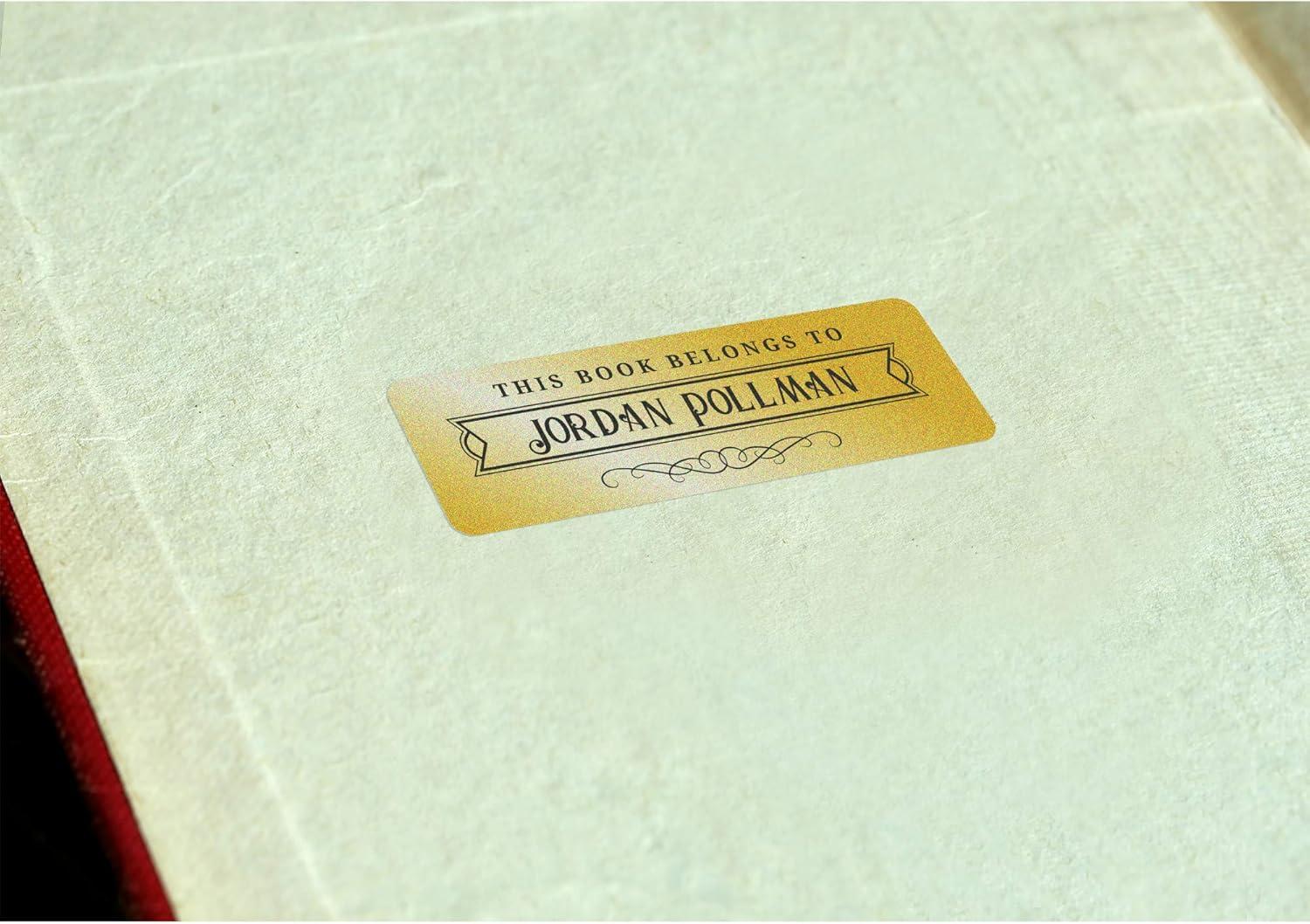 imageAvery Printable Return Address Labels 075quot x 225quot Gold Foil 300 Blank Mailing Labels 08987Pack of 5