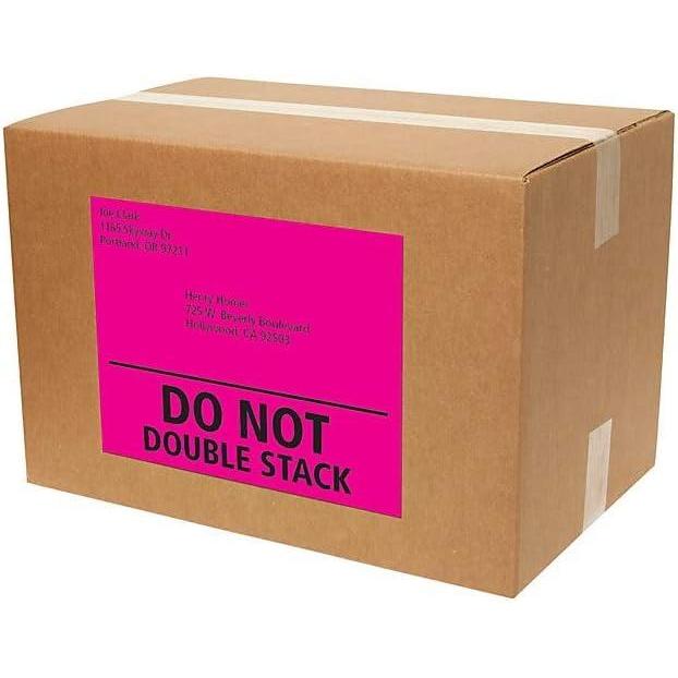 imageAvery Neon Shipping Labels Laser Printable Assorted Green Pink Yellow Labels 15 Total 5975Neon Magenta