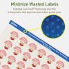 imageAvery Dissolvable Round Labels Sure Feed Technology 1quot Diameter Matte White PrinttoTheEdge LaserInkjet Printable 1200 Labels Total1200 labels