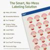 imageAvery Dissolvable Round Labels Sure Feed Technology 1quot Diameter Matte White PrinttoTheEdge LaserInkjet Printable 1200 Labels Total1200 labels