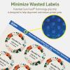 imageAvery Dissolvable Round Labels Sure Feed Technology 2quot Diameter Matte White PrinttoTheEdge LaserInkjet Printable 60 Labels Total120 labels