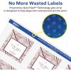 imageAvery Durable Removable Square Labels Sure Feed Technology 2quot x 2quot Matte White Film WaterResistant PrinttoTheEdge LaserPigmentBased Inkjet Printable 96 Total36 labels