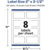 imageAvery Durable Waterproof Rectangle Labels Sure Feed Technology 2quot x 35quot 80 Total Oil and TearResistant Waterproof Labels PrinttoTheEdge LaserPigmentBased Inkjet Printable80 labels