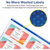 imageAvery Durable Waterproof Rectangle Labels Sure Feed Technology 2quot x 35quot 80 Total Oil and TearResistant Waterproof Labels PrinttoTheEdge LaserPigmentBased Inkjet Printable80 labels
