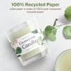 imageAvery EcoFriendly Matte White Recycled Rectangle Labels 15quot x 375quot PrinttoTheEdge Matte White Labels Permanent Adhesive LaserInkjet Printable 250 Total500 labels