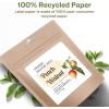 imageAvery EcoFriendly Matte White Recycled Square Labels 4quot x 4quot Matte White Labels Permanent Adhesive LaserInkjet Printable 40 Total40 labels