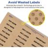 imageAvery Kraft Brown Rectangle Labels Sure Feed Technology 05quot x 175quot 1500 Kraft Brown Labels PrinttoTheEdge LaserInkjet Printable900 labels