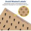 imageAvery Kraft Brown Round Labels Sure Feed Technology 1quot Diameter 720 Kraft Brown Labels PrinttoTheEdge LaserInkjet Printable4 800 labels