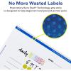 imageAvery Matte White Rectangle Labels Sure Feed Technology 5quot x 7quot 50 Matte White Printable Labels100 Labels