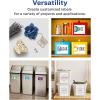 imageAvery Matte White Removable Rectangle Labels Sure Feed Technology 1quot x 4quot 300 Removable Labels LaserInkjet Printable500 labels