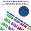 imageAvery Matte White Removable Rectangle Labels Sure Feed Technology 2quot x 258quot 1500 Removable Labels LaserInkjet Printable750 labels