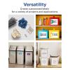 imageAvery Matte White Removable Rectangle Labels Sure Feed Technology PrinttoTheEdge 1quot x 15quot 480 Removable Labels LaserInkjet Printable800 labels