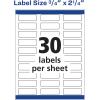 imageAvery Matte White Return Address Label Sure Feed Technology Permanent Adhesive 34quot x 214quot 600 Labels 8257Pack of 3000