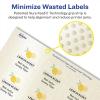 imageAvery Pearlized Ivory Square Labels Sure Feed Technology PrinttoTheEdge 15quot x 15quot 200 Pearlized Ivory Labels LaserInkjet Printable500 labels