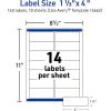imageAvery Printable Address Labels with Sure Feed 113quot x 4quot Matte Clear 700 Blank Mailing Labels 05662140 labels