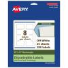 imageAvery Dissolvable Rectangle Labels Sure Feed Technology 2quot x 3quot Matte White PrinttoTheEdge LaserInkjet Printable 200 Labels Total200 labels