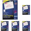 imageAvery Matte White Shipping Labels Permanent Adhesive 812quot x 11quot 20 Labels 8255One Size Pack of 5