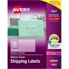 imageAvery Printable Shipping Labels with Sure Feed 2quot x 4quot Matte Clear 500 Blank Mailing Labels 56631 Pack