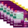 imageAvery Printable Shipping Labels with Sure Feed 2quot x 4quot Matte Clear 500 Blank Mailing Labels 56635 Packs