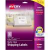 imageAvery Printable Shipping Labels with Sure Feed 313quot x 4quot Matte Clear 60 Blank Mailing Labels 15664One Size