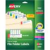 imageAvery TrueBlock Extra Large File Folder Labels 1516quot x 3716quot 450 Printable Labels Assorted Colors 50261516 x 3716 in
