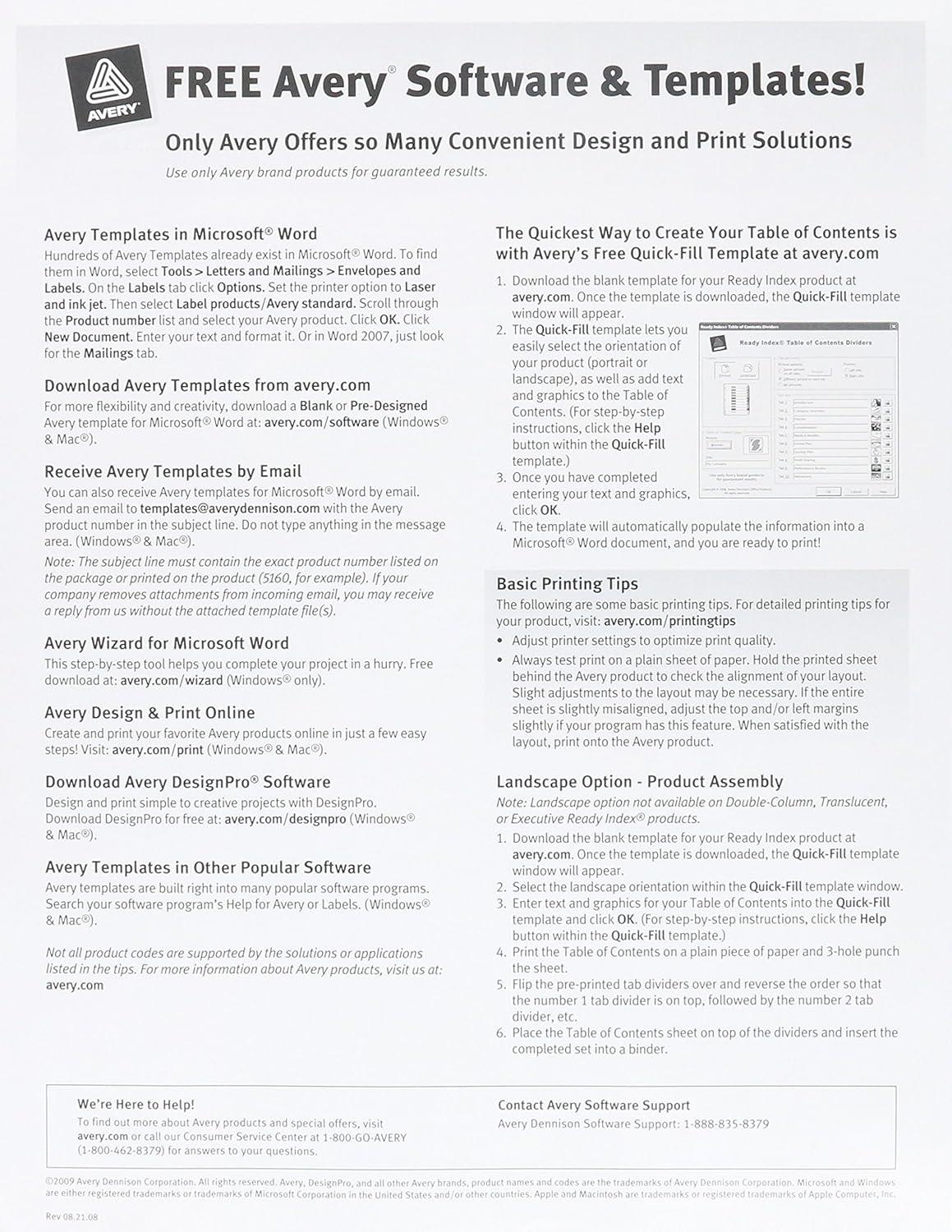 imageAvery AZ Dividers for 3 Ring Binders 26 Tabs per Set Customizable Table of Contents Multicolor Tabs Great for Organizing Reports Projects and More 111250281 H x 110 L x 110 W Pack of 12