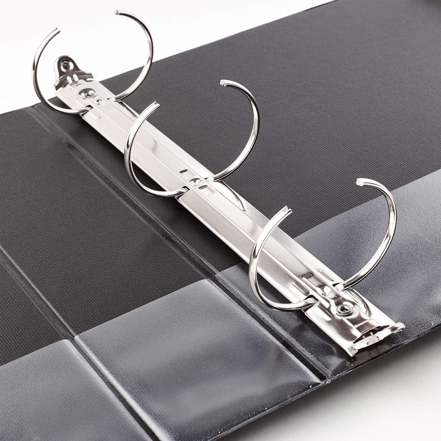 imageAvery Economy View 3 Ring Binder 1 Inch Round Rings 12 Black Binders 057103