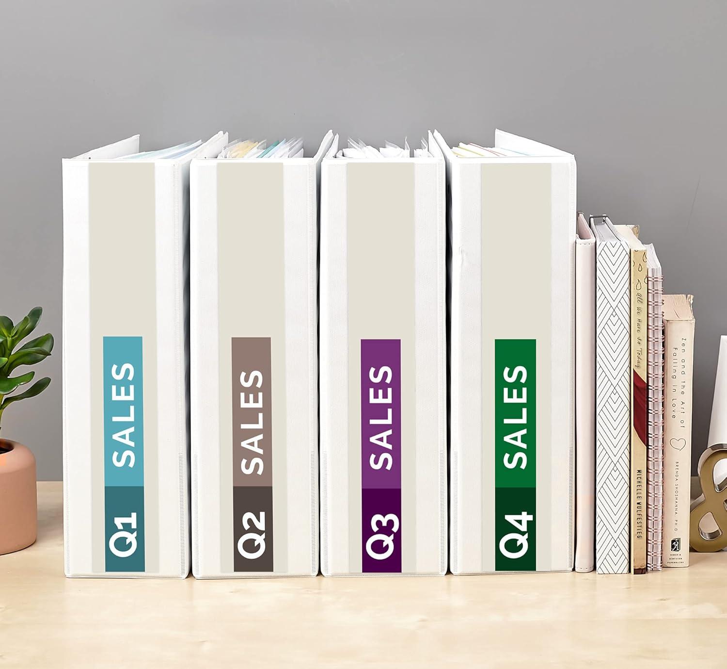 imageAvery Economy View 3 Ring Binder 3quot Round Rings 1 White Binder 057413