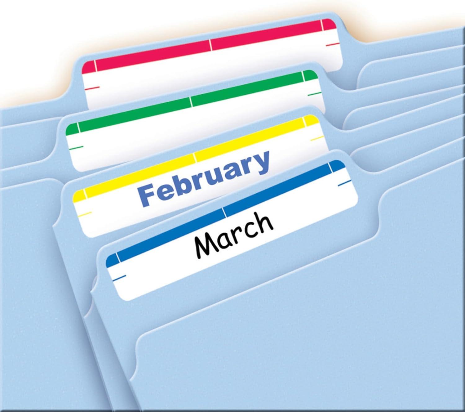 imageAvery File Folder Labels on 4quot x 6quot Sheets Easy Peel Assorted Print ampamp Handwrite 23quot x 3716quot 252 Labels 5215Assorted
