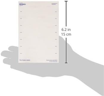 imageAvery File Folder Labels on 4quot x 6quot Sheets Easy Peel White Print ampamp Handwrite 23quot x 3716quot 252 Labels 52021 pack