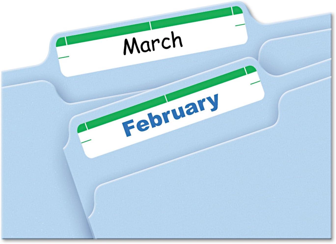 imageAvery File Folder Labels on 4quot x 6quot Sheets Easy Peel WhiteGreen Print or Write 23quot x 3716quot 252 Labels 520358 x 3 12 Pack of 2